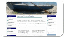 Abandoned Row Boat Template