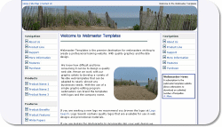 Solitude on the Beach Template