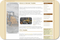 Construction Equipment Template