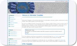 Blue Ribbon Mosaic Template