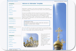 Golden Domes and Cross Template