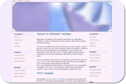 Blue and Purple Abstract Template