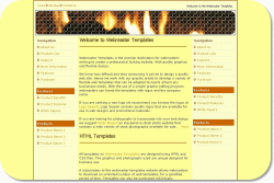 Golden Flame Template