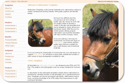 Miniature Horse Template