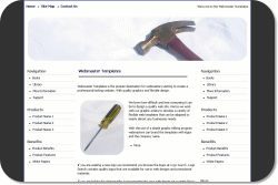 Hammer and Screwdriver Template