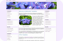 Delphinium Flower Template