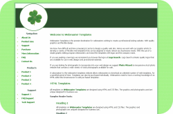 Green Clover Template