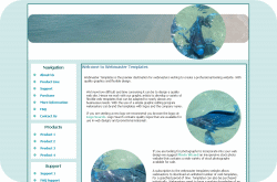 Blue Parrot Fish Template