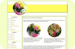 Florist Template