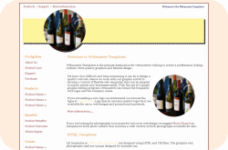 Wine Bottles Template