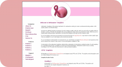 Pink Ribbon Template