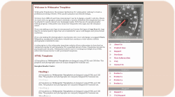 Speedometer Template