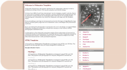 Speedometer  Template