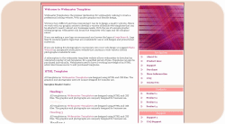 Pink Abstract Stripes Template