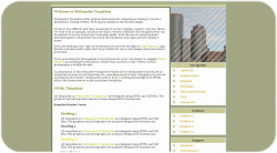 City Buildings Template