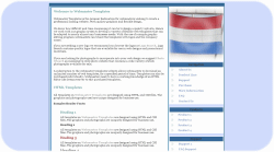 Netherlands Flag Template