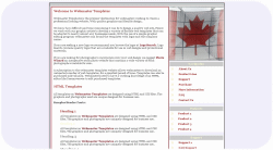 Canadian Flag Template