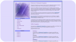 Purple Abstract Stripes Template