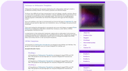 Purple Ray of Light Template