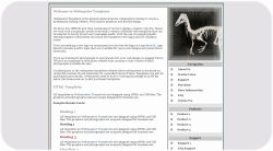 Dinosaur Skeleton Template