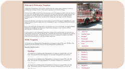 Fire Truck Template