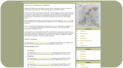 Navigational Chart Template