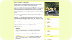 Yellow Motorcycle Template