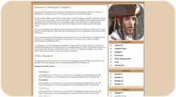 Swashbuckler Pirate Template