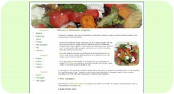 Strawberry Dinner Salad Template