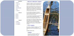 Old Style Canoe Template