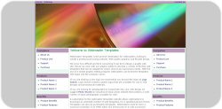 CD ROM Media Template