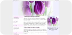 Easter Tulips Template