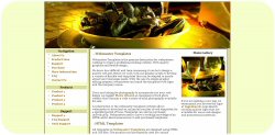 Seafood Dinner Web Template