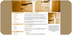 Memorial Cross Web Template