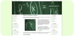 Algebraic Math Web Template