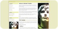 Male Fashion Model Web Template