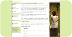 Archery Web Template