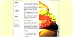 Burger Web Template