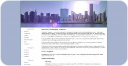 Cityscape Web Template