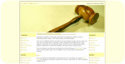 Gavel for Legal Service Web Template