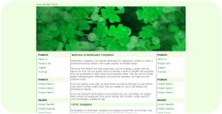 Green Clovers Web Template