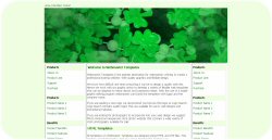 Green Clovers Web Template