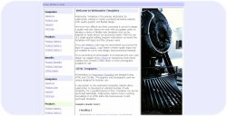 Steam Engine Train Web Template