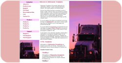Turcking Company Web Template