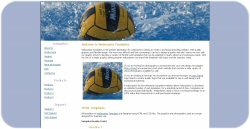 Water Volleyball Web Template