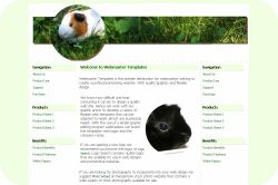 Pet Guinea Pig Template