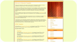 Orange Striped Box Template