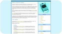 Cellular Phone Template